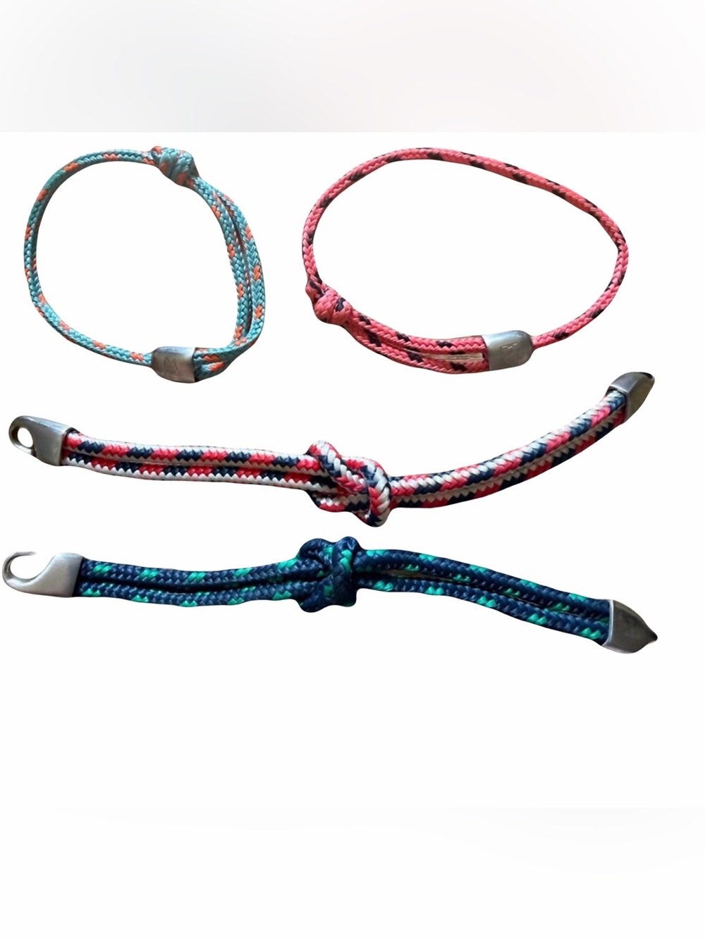 EUC LOT of “Lemon and Line” Nautical Knot Bracelets Rope Bracelet Braided